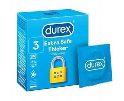 Durex Extra Safe Kondome, 3 Stueck Packung