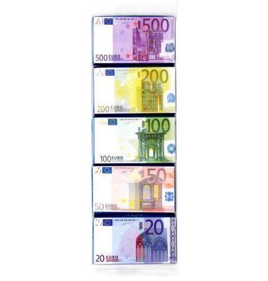 Maitre Truffout Euro-Banknoten Schokolade Vollmilch 5x15g