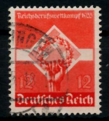3. REICH 1935 Nr 572y gestempelt gepr. X7295BA