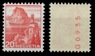 Schweiz Rollenmarken Nr 327yR A-K postfrisch X67949E