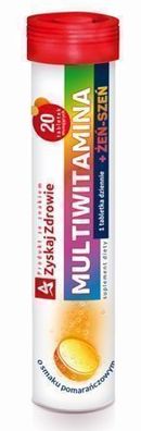 Multivitamin mit Ginseng, 20 Brausetabletten