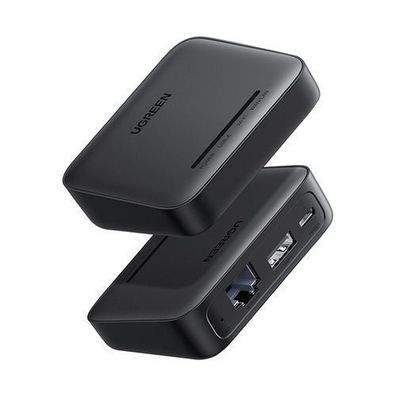 Ugreen Schwarzer Externer Netzwerkadapter für Drucker (Modell CM428)