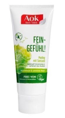 Sanftes Meeres Sand-Peeling mit Weißem Tee, 100ml