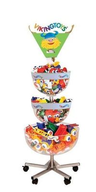 Viking Ständer Set: 1 Große & 2 Kleine Kugeln - Display-Auflage von Viking Toys