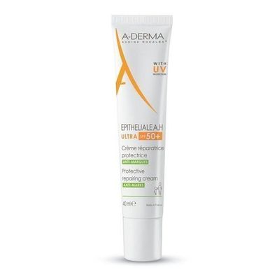 A-Derma Epitheliale A.H Ultra Regenerationscreme SPF50+ Intensiver Hautschutz, 4