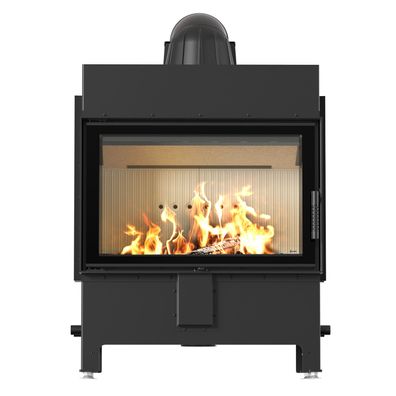 Kamineinsatz aus Stahl KRATKI LUCY 14 kW Ø 200