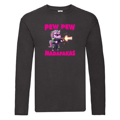 Pew Pew Madafakas v3 Long Sleeve Schwarz