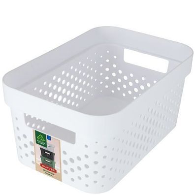 Curver Infinity Behälter mit Löchern , 27 x 18 x 12 cm, 4.5L, Weiß