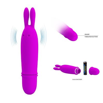 Silikon mini Vibrator Klitorisstimulator Rabbitvibrator Stimulierende Hasenohren