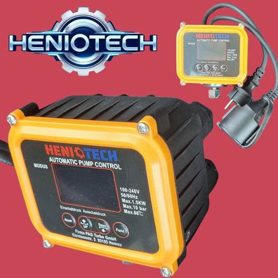 2in1 Elektronischer Druckschalter + Trockenlaufschutz für Pumpen 230V bis 1,5kW