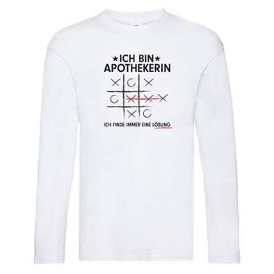 Lösung finden: Apothekerin | Apotheke | Pharmazie v2 Long Sleeve Weiß