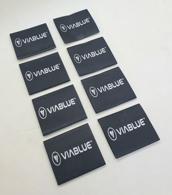 Viablue Schrumpfschlauch "Splitter" / zur Kabelkennzeichnung / 8er Set / schwarz