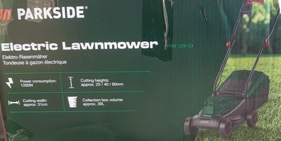 Parkside Elektro-Rasenmäher »PRM 1200 C3«, 1200 W, 30 l