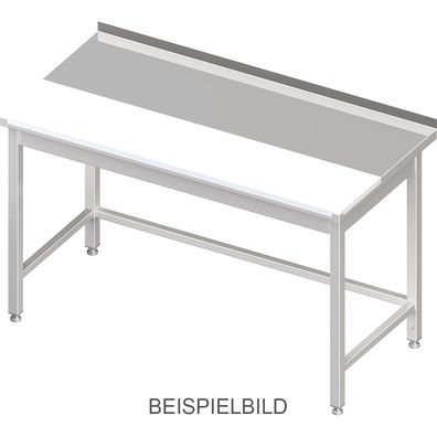 Gastronomie Stalgast Arbeitstisch ohne Grundboden, 1000x700x850 mm, mit bündig