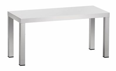 Gastronomie Hotel Küche Edelstahl Aufsatzboard 1-Etage Bautiefe 400 mm AISI 304