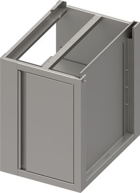 Stalgast Eckunterschrank Boxversion 2.0 mit Flügeltür, für BeineSockelrahmen,
