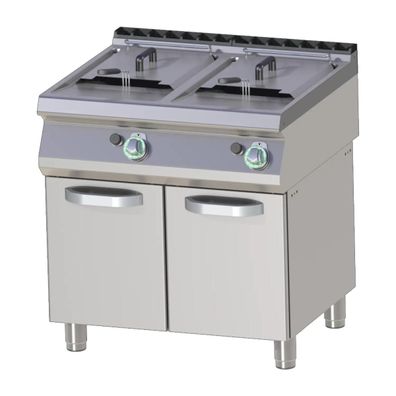 Gastronomie Hotel Küche Gastronomie Thermik Serie 700 Gas-Fritteuse mit Unterschra