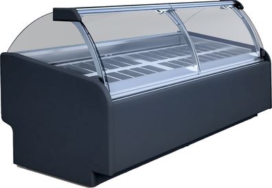 Gastronomie Hotel Küche Eistheke mit 224 Liter Volumen 2635x1220x1300 mm
