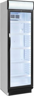 Esta Kühlschrank 372 L mit Glastür - Umluft, Leuchtaufsatz, LED-Beleuchtung