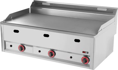 Gastronomie Hotel Küche Thermik Serie 600 Elektro-Grillplatte FTH-90EL