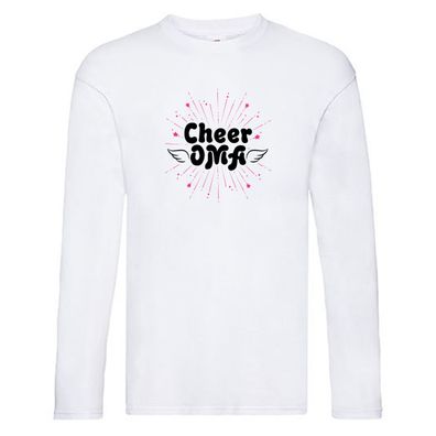 Cheer Oma | Beste Oma | Großmutter Long Sleeve Weiß