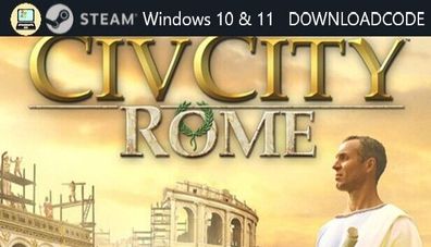 NEU PC Computer Spiel CivCity Rome für Windows 10 11 STEAM Download Code Game