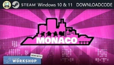 NEU PC Computer Spiel Monaco Whats Yours Is Mine für Windows 10 11 STEAM Code