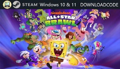 NEU Computer Spiel Nickelodeon All-Star Brawl für Windows 10 11 STEAM Game Code
