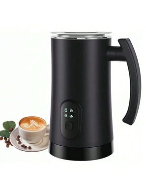 OKWISH elektrischer Milchaufschäumer,400 W 350ml 304 Edelstahl Milchschäumer, warmer