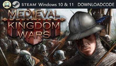 NEU PC Computer Spiel Medieval Kingdom Wars für Windows 10 11 STEAM Download Key