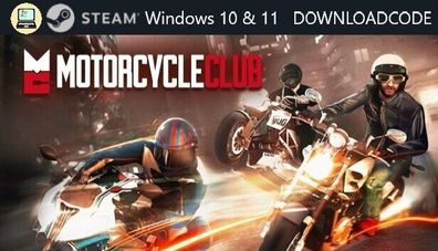 NEU PC Computer Spiel Motorcycle Club für Windows 10 11 STEAM Download Code Key
