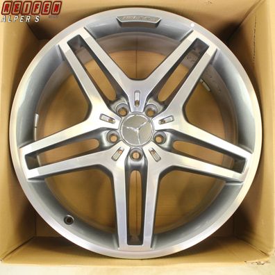 1x Mercedes GLE W166 AMG 21zoll Alufelge A1664013700 FELGE Orig,