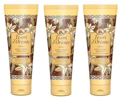TESORI D´ORIENTE Vaniglia e Zenzero 3 x 250ml Duschcreme