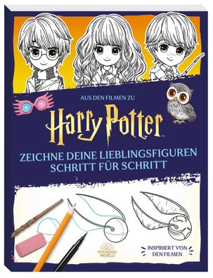 Aus den Filmen zu Harry Potter: Zeichne deine Lieblingsfiguren Schritt für