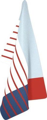 Geschirrtuch Stripes red blue