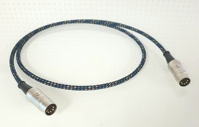 Viablue EPC4 Silver / HighEnd DIN-Kabel 5-polig / Stereo-/Audiokabel / Blue