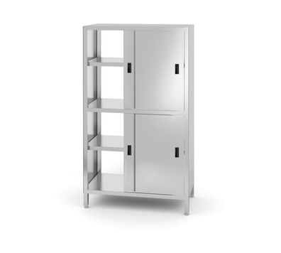 Hendi Durchreicheschrank mit Schiebetüren und Trennwand Kitchen Line1000x600x1800mm