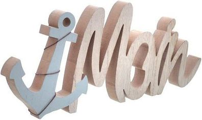 Schriftzug Moin Anker