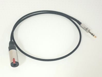 Viablue EPC4 Silver / HighEnd Kopfhörer-Verlängerung / 6,3mm Klinke / Black