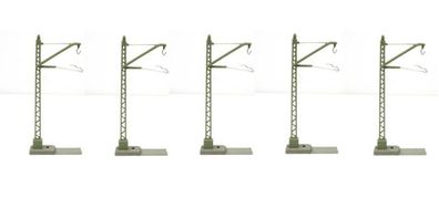 Märklin H0 7009 Oberleitung Streckenmast - 5 Stück (Z163)