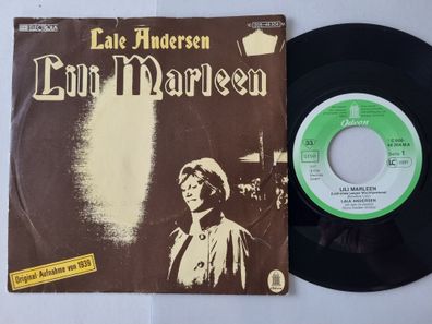 Lale Andersen - Lili Marleen 7'' Vinyl Germany Original Aufnahme VON 1939