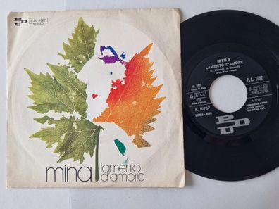 Mina - Lamento d'amore 7'' Vinyl Italy