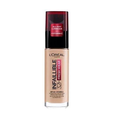 L'Oreal Paris Infallible 24H Fluessige Foundation - 110 Rose Vanilla, 30 ml