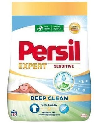 Persil Expert Sensitive, Waschpulver fuer weisse Stoffe, 1,49 kg