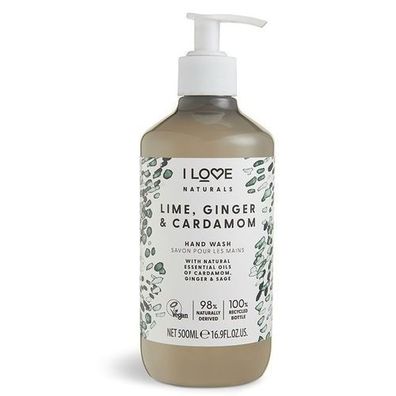 I Love Naturals Fluessigseife - Limette, Ingwer & Kardamom, 500ml