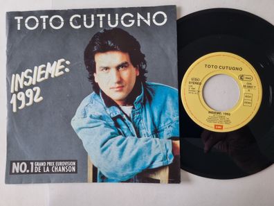 Toto Cutugno - Insieme 1992 7'' Vinyl Germany Eurovision 1990