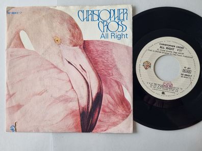 Christopher Cross - All Right 7'' Vinyl Italy