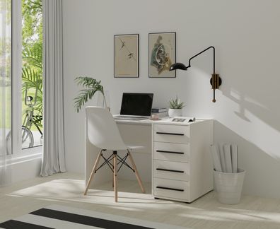 FurMeb24 Schreibtisch Maxione - 120 x 75 cm