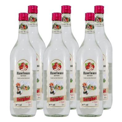 Berghof Haselnuss Spirituose (6 x 1,0L)
