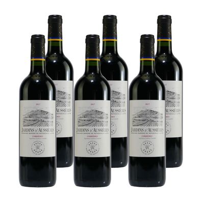 Jardins D´ Aussières Corbières AOC Rotwein (6 x 0,75L)